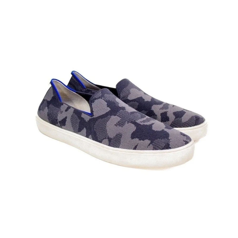 Rothy's The Original Slip On Sneaker Gray Camo